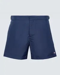 Loro Piana Shorts con logo Blu