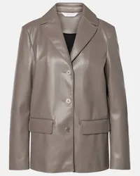 Max Mara Blazer Odilia in jersey spalmato Marrone