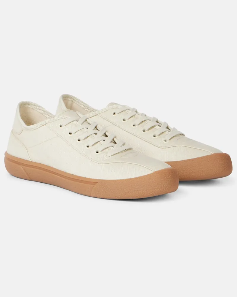The Row Sneakers in canvas Bianco