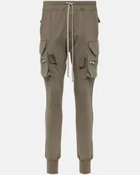 Rick Owens Pantaloni cargo skinny in cotone Beige