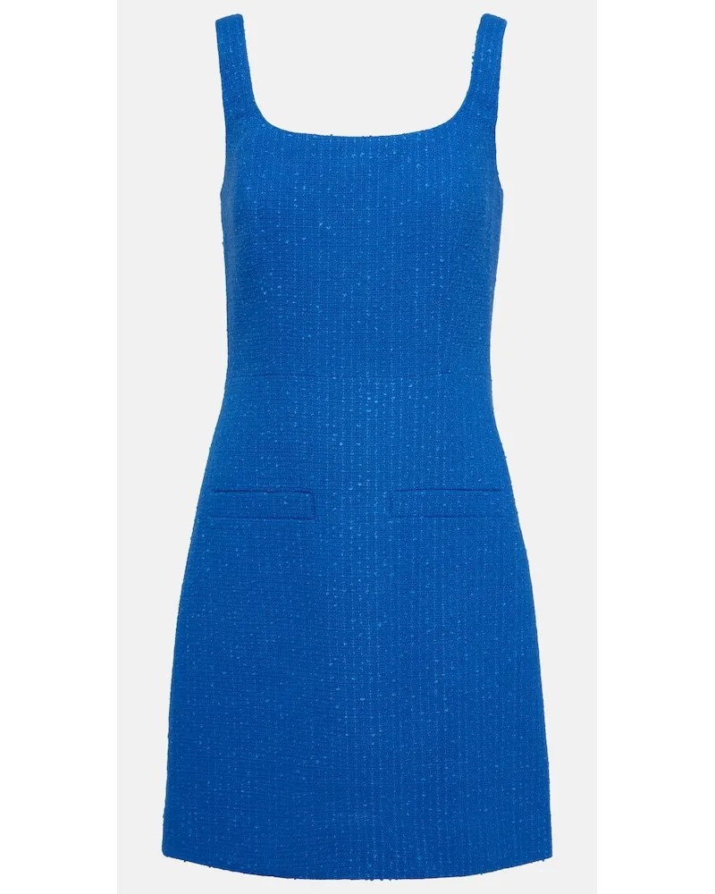 Veronica Beard Miniabito Sabra in tweed di misto cotone Blu
