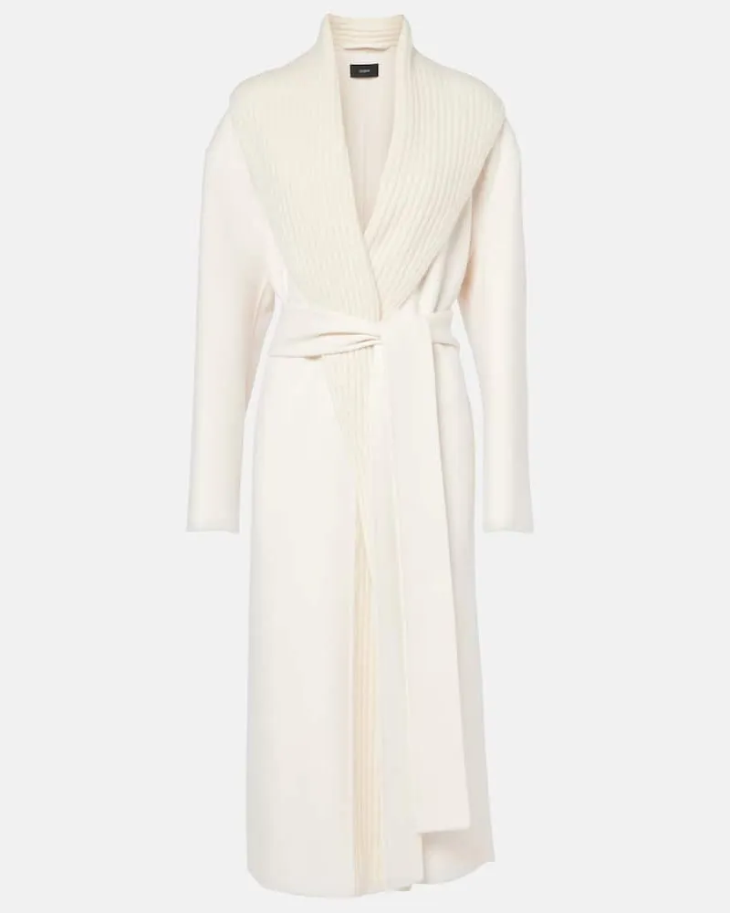 Joseph Giacca Rica in lana e cashmere Bianco