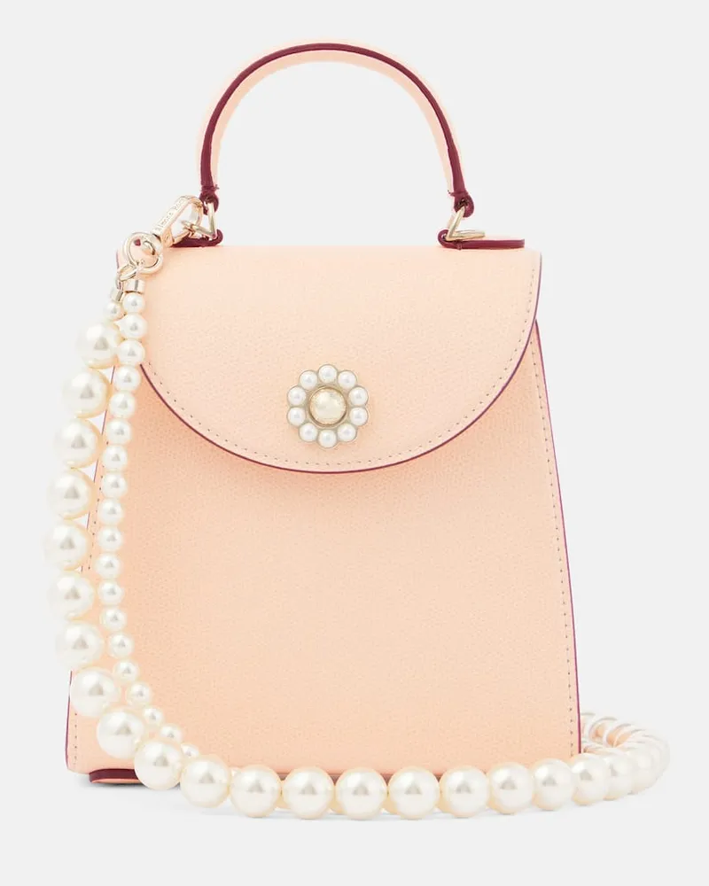 Simone Rocha Borsa a spalla Valentine Mini in pelle Rosa