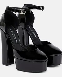 Dolce & Gabbana Pumps in vernice con plateau Nero