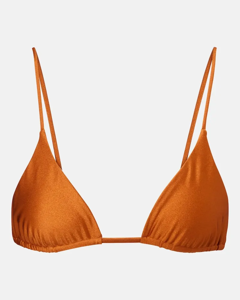JADE SWIM Top bikini Via Arancione