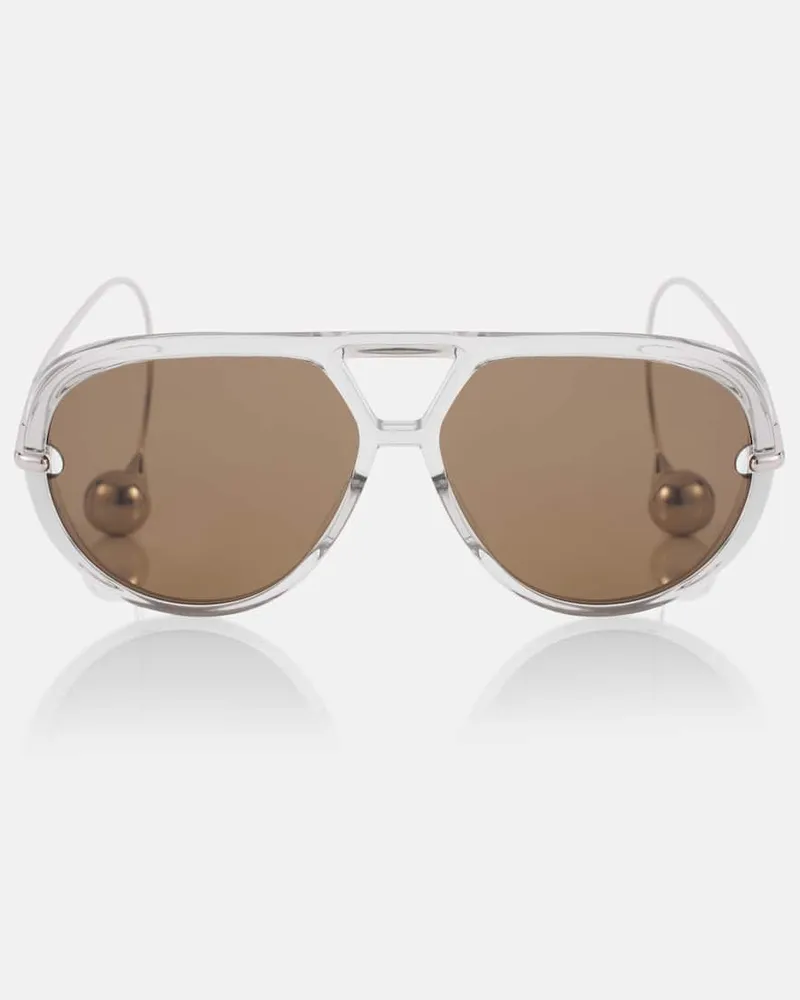 Bottega Veneta Occhiali da sole aviator Grigio