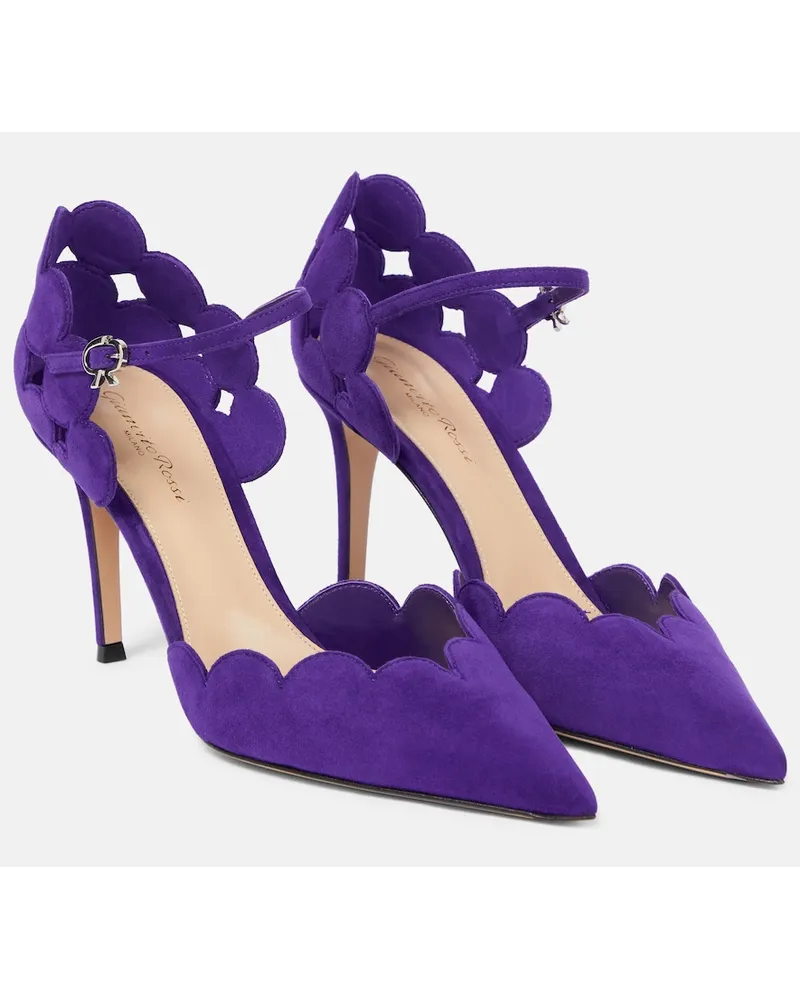 Gianvito Rossi Pumps in suede Viola