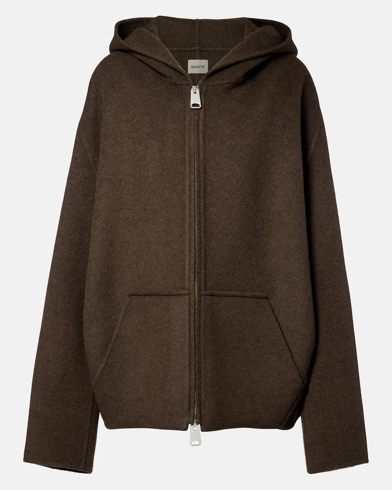 KHAITE Giacca oversize Dolem in lana Verde