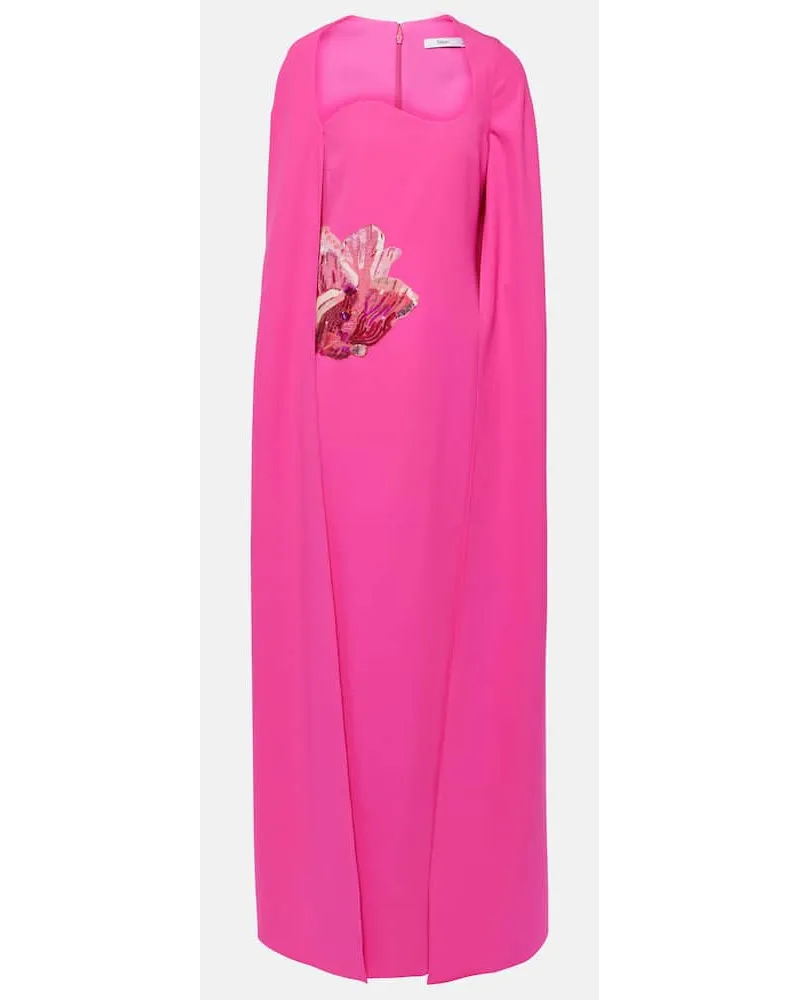 Safiyaa Abito lungo Mattia con mantella Rosa