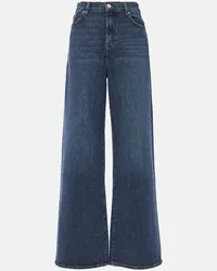 7 for all mankind Jeans a gamba larga Scout a vita alta Blu