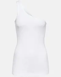 Isabel Marant Top monospalla in cotone Bianco