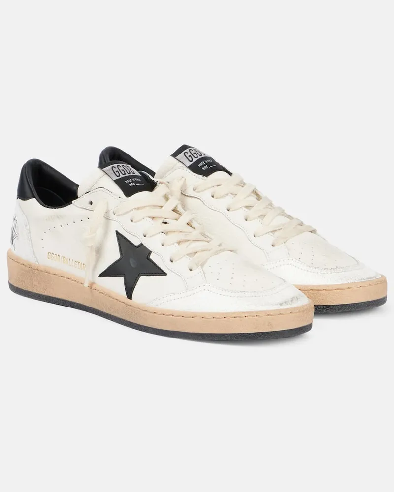 Golden Goose Sneakers Ball Star in pelle Bianco