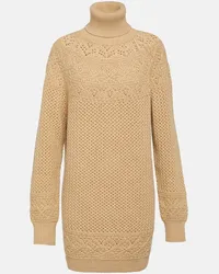 Loro Piana Dolcevita in crochet di cashmere Marrone