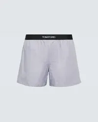 Tom Ford Boxer in cotone Grigio