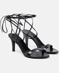 The Row Sandali Maud in pelle Nero