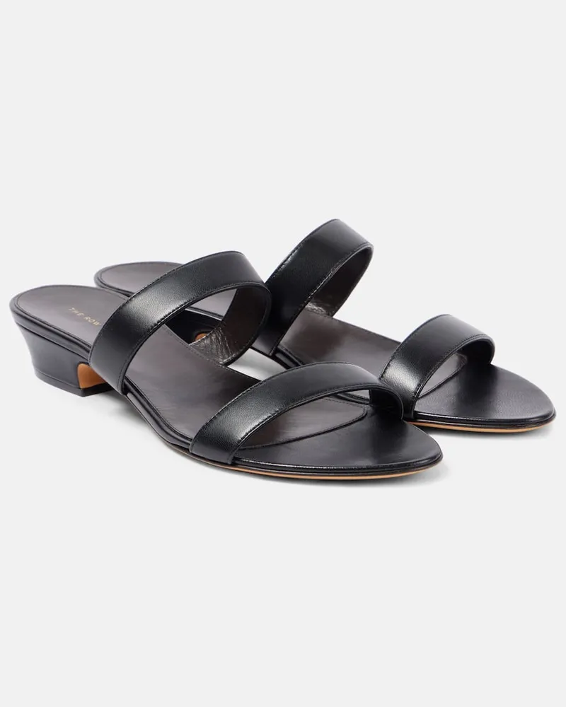 The Row Sandali Awar in pelle Nero