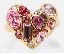 Anello Gemstone Heart con cristalli