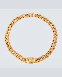 Versace Choker Medusa a catena Metallizzato