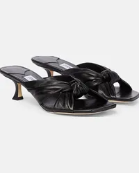 Jimmy Choo Sandali Avenue 50 in pelle Nero