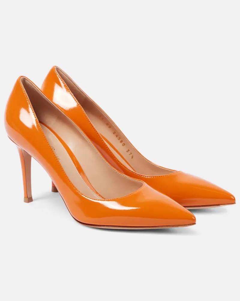 Gianvito Rossi Pumps Gianvito in vernice Arancione
