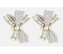 Orecchini Simone Swarovski® con cristalli e perle bijoux