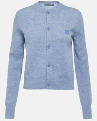 Acne Studios Cardigan in lana Blu