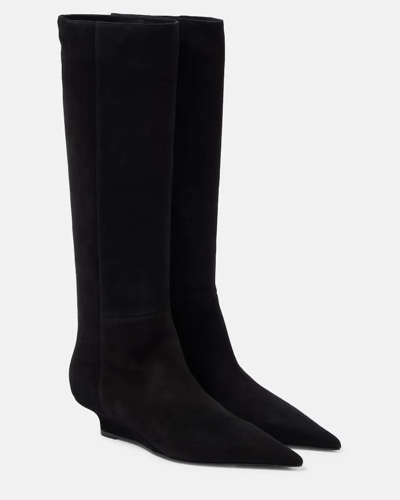Totême Stivali Sharp 40 in suede Nero