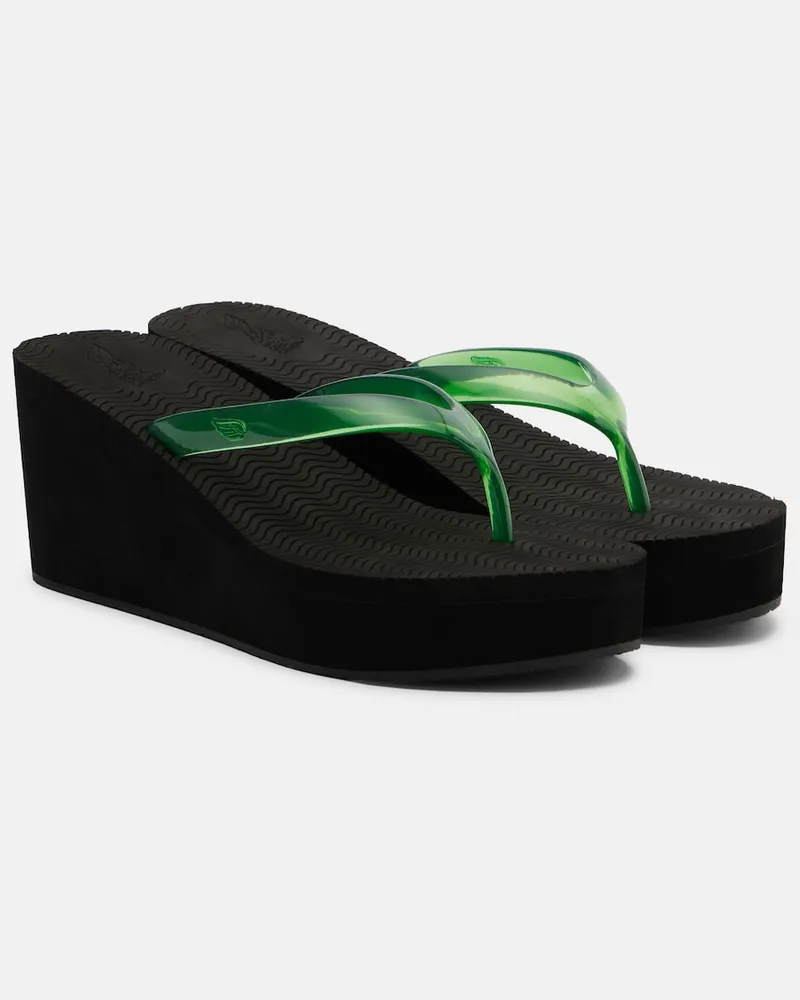Ancient Greek Sandals Sandali infradito Etheria platform Nero