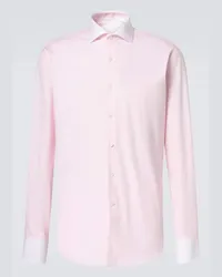 Prada Camicia Oxford in cotone Rosa