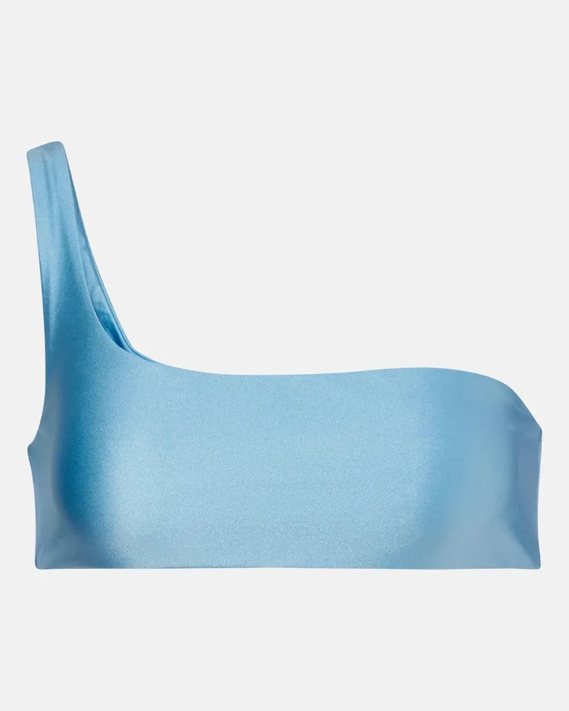 JADE SWIM Top bikini monospalla Eliza Blu