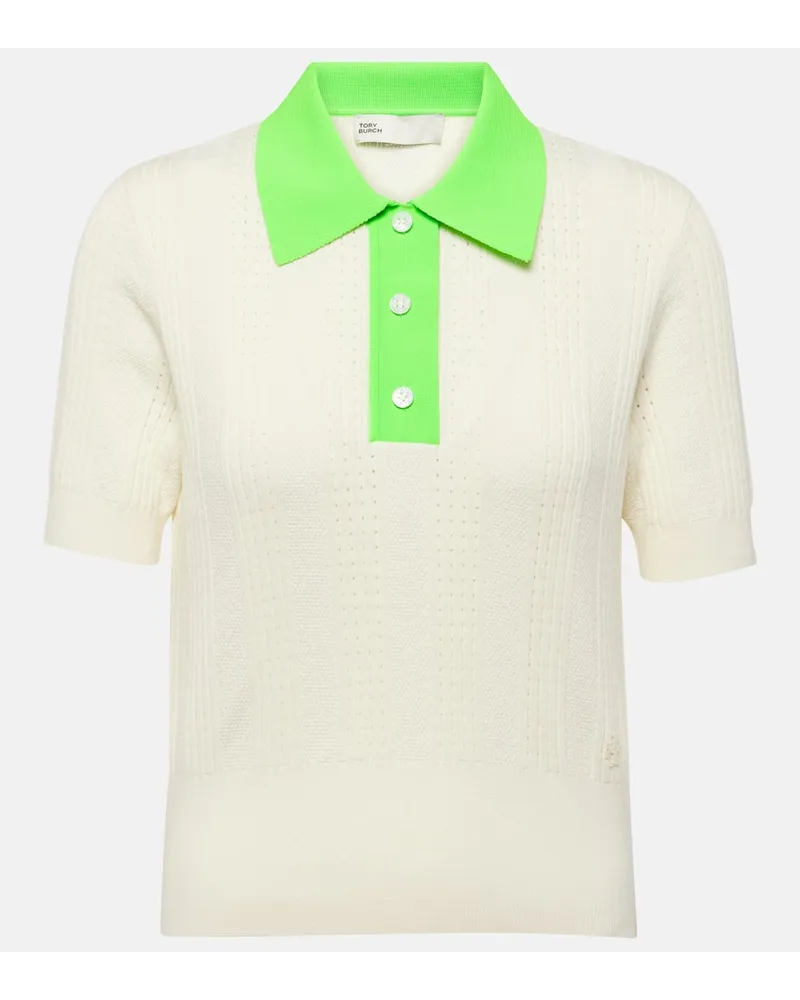 Tory Sport Polo in cotone Bianco
