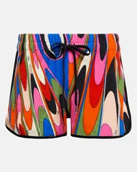 Emilio Pucci Shorts Onde in misto cotone Multicolore