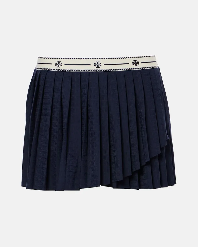Tory Sport Gonna da tennis in jersey jacquard Blu