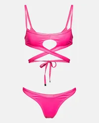 ATTICO Bikini con cut-out Rosa