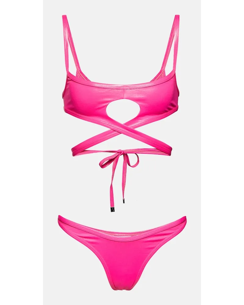 ATTICO Bikini con cut-out Rosa
