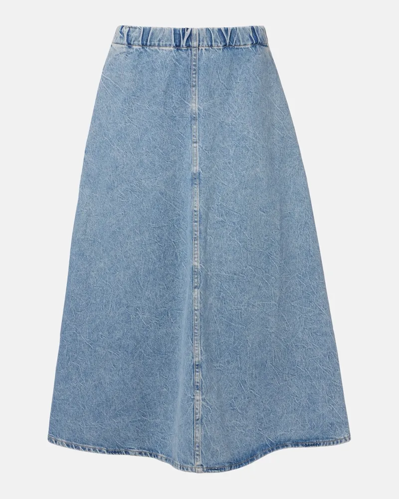 AGOLDE x Maria McManus - Gonna midi di jeans Blu