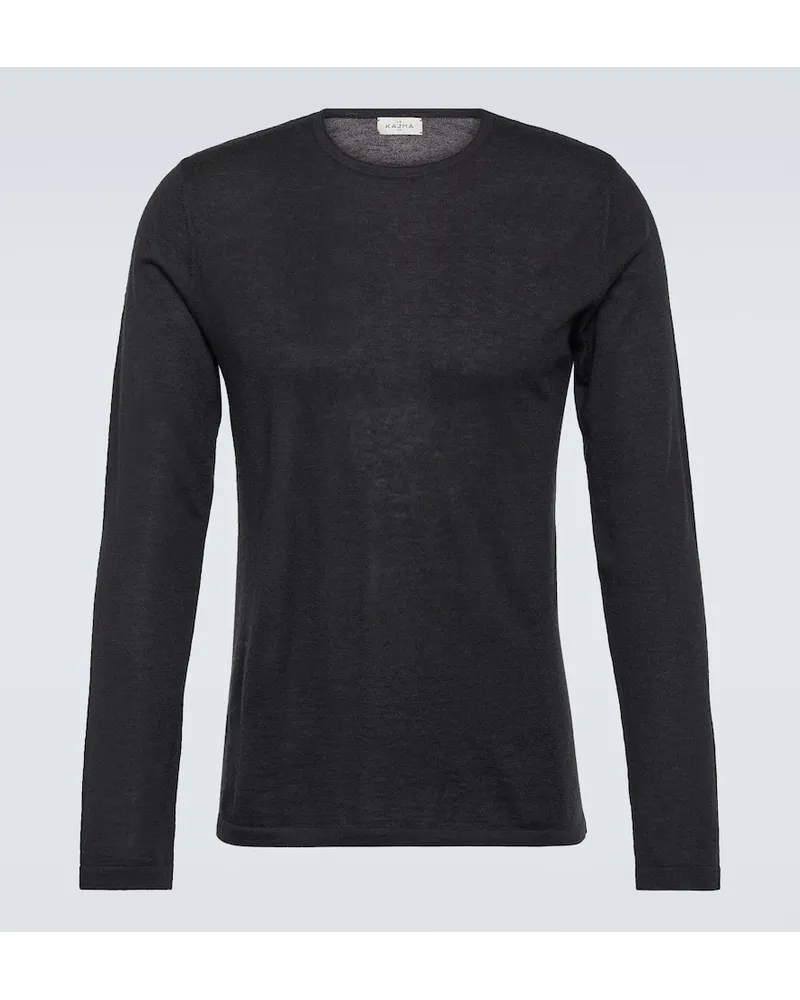 Le Kasha 1918 Top Kyoto in cashmere Nero