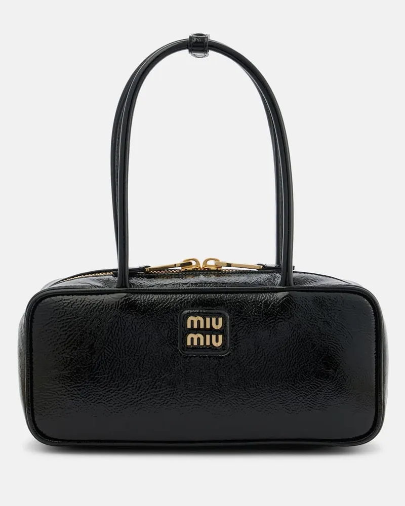 Miu Miu Borsa Beau in vernice Nero