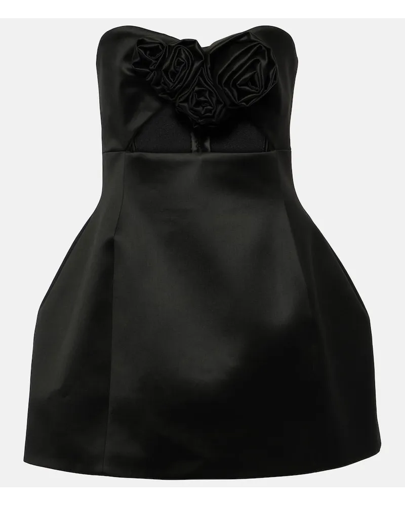 Magda Butrym Miniabito bustier in lana Nero