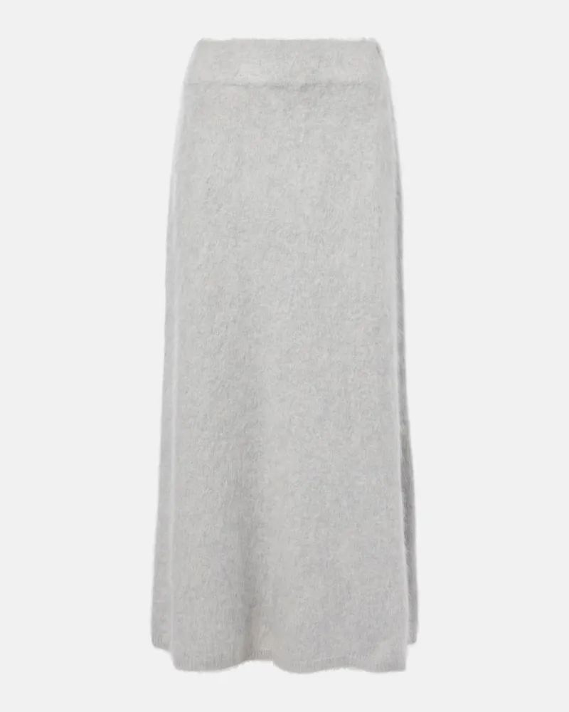 Lisa Yang Gonna midi Asta in cashmere Grigio