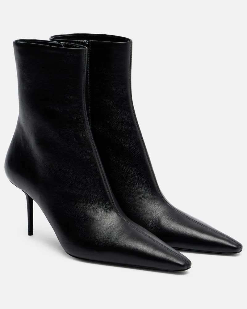 Saint Laurent Stivaletti Ashley in pelle Nero