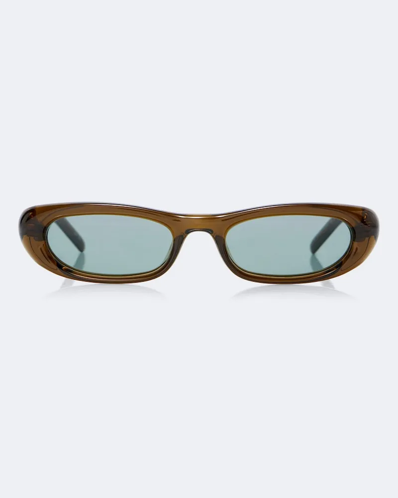 Saint Laurent Occhiali da sole SL 557 Shade Plump Marrone