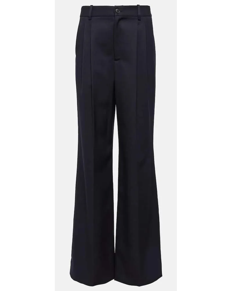 Nili Lotan Pantaloni Flavie in lana vergine Blu