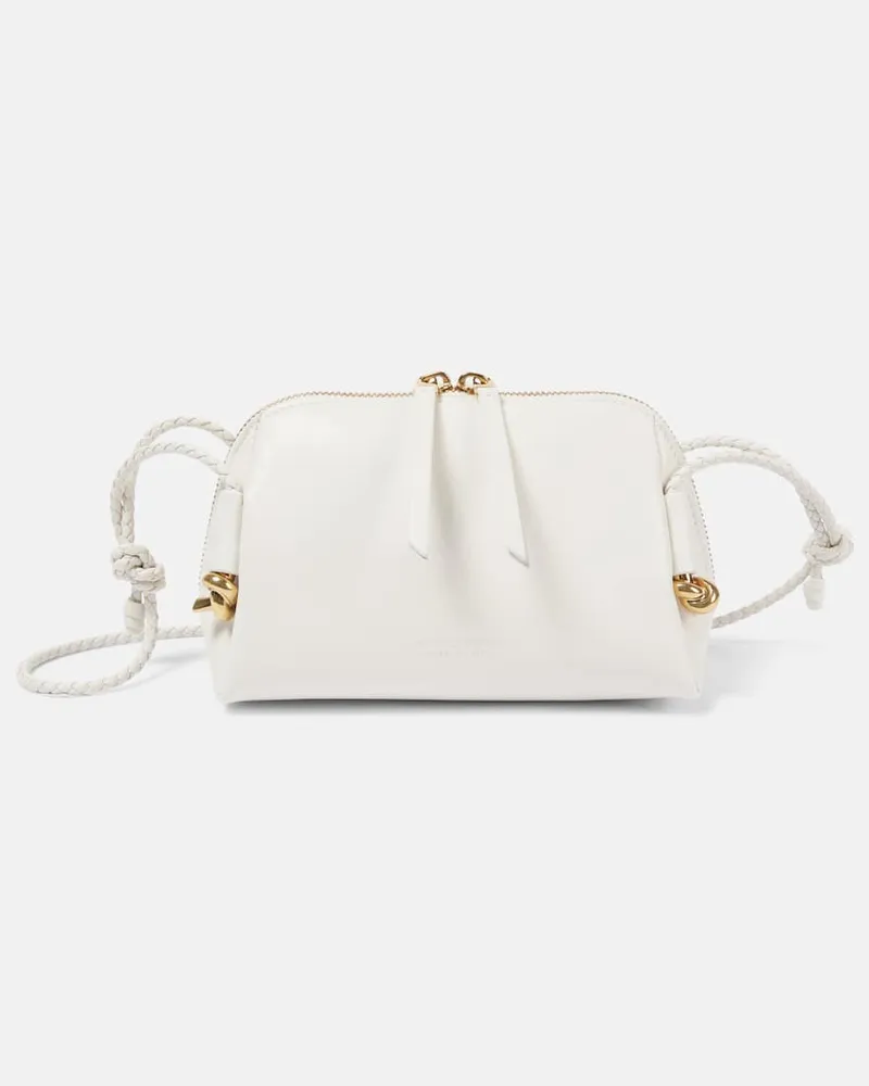 Bottega Veneta Borsa a tracolla Concert Mini in pelle Bianco