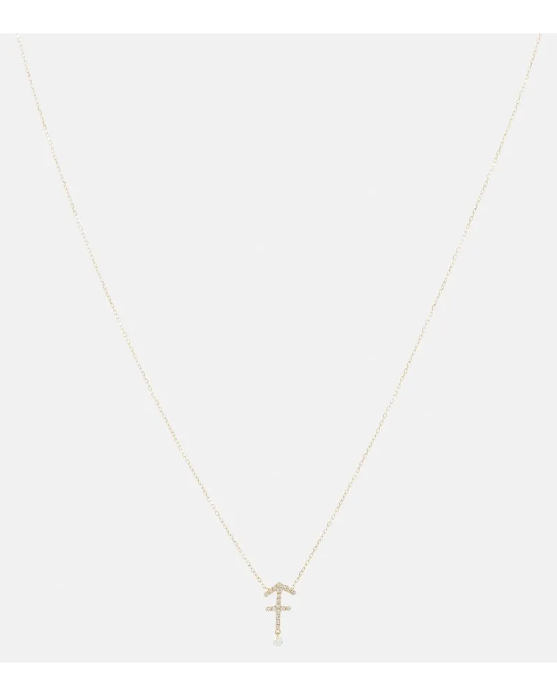 PERSEE PersÃ©e Collana Sagittarius in oro 18kt con diamanti Giallo