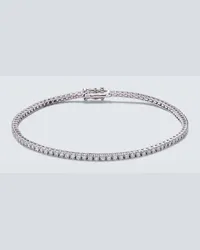 MATEO Bracciale tennis in oro bianco 14kt con diamanti Argento