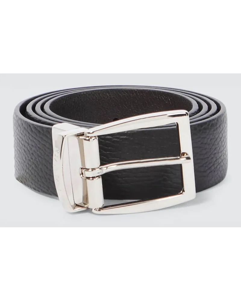 Canali Cintura in pelle Nero