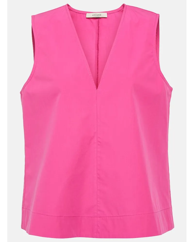ASCENO Top Phoebe in cotone Rosa