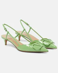 Valentino Garavani Pumps slingback VLogo Signature 40 in vernice Verde