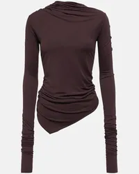 Rick Owens Lilies - Top in jersey Viola